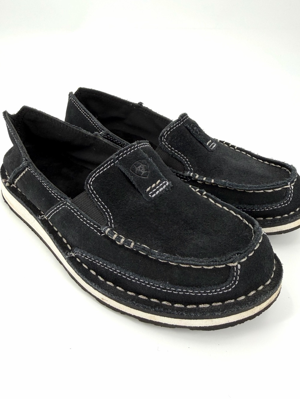 Ariat Women’s Suede Cruiser Slip On Loafer Sz 7.5 Black